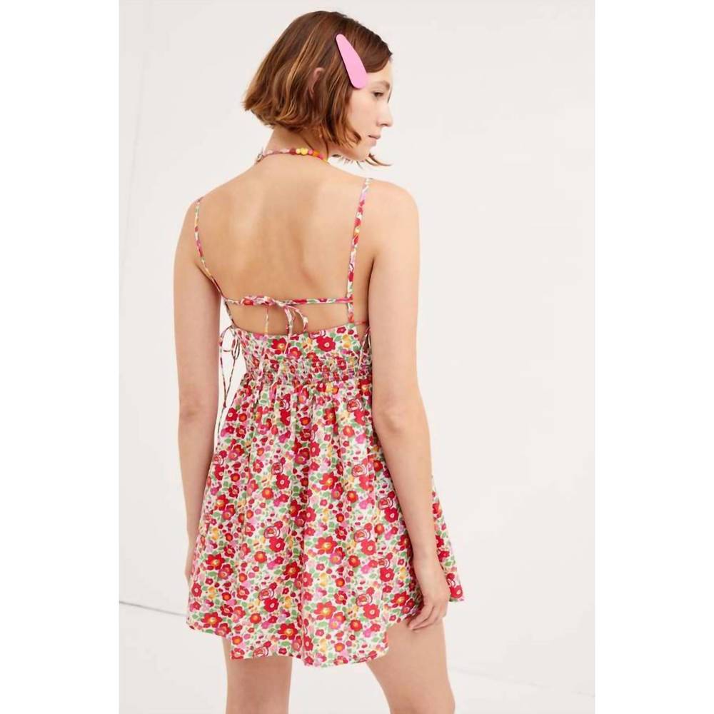 NEW FOR LOVE & LEMONS auden mini dress in red - Picture 2 of 2